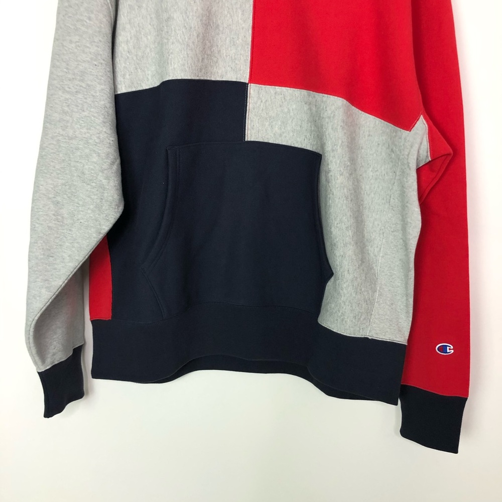 CHAMPION Men Reverse Weave Color Block Sweatshirt - Picture 3 of 7